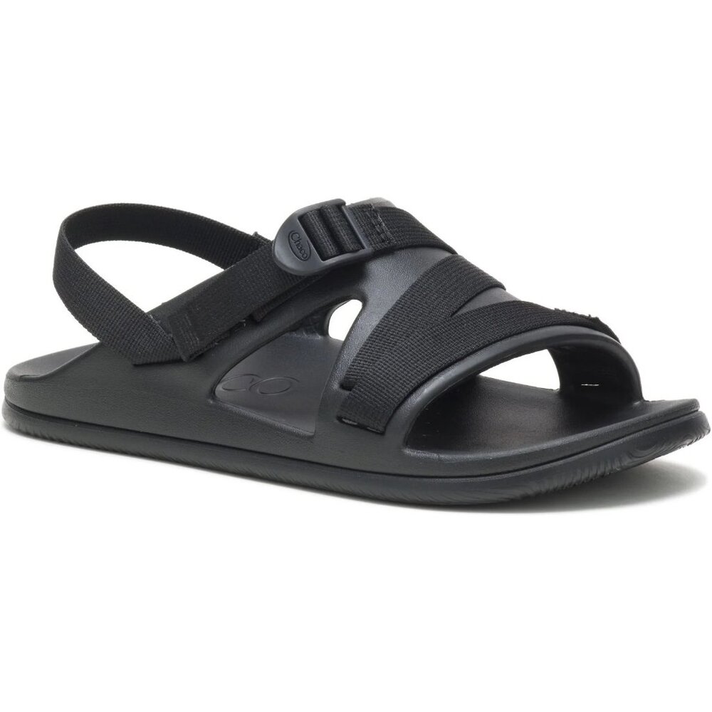 Chaco All-Black Strappy Backstrap Sandals